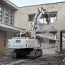 La demolizione della ex Manifattura Tabacchi di via Malaspina (Silvano)