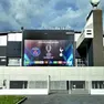 Lo stadio Friuli che si sta preparano alla gara. Foto Petrussi