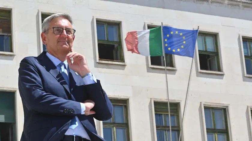 Il rettore di Trieste Roberto Di Lenarda (foto Bruni)