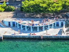 Una visione aerea del Sesto Topolino di Barcola