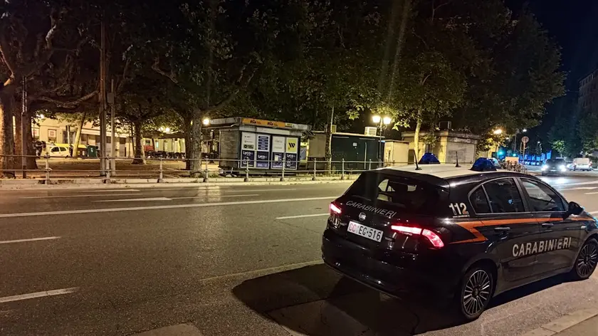 L'intervento dei carabinieri