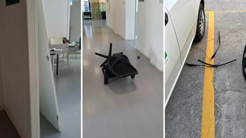 I segni dell'ennesimo raid alla Maddalena