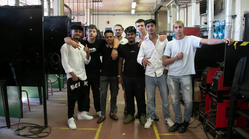 I neodiplomati del corso per saldocarpentiere