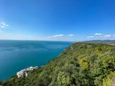 Il panorama che si ammira dalla vedetta Tiziana Weiss in una foto tratta dal portale Turismo Fvg