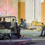Migranti in Largo Santos a Trieste (Silvano)