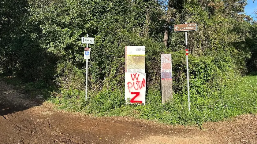 Gli slogan filo-russi tra Doberdò e Sagrado