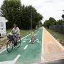 Un punto della futura ciclabile e il tratto già esistente Katia Bonaventura