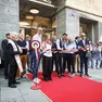 L'inaugurazione del nuovo punto vendita Despar in piazza Cavana (Lasorte)