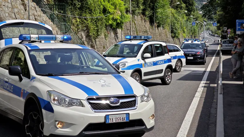 I rilievi della Polizia locale dopo l'incidente dello scorso 26 luglio in Costiera (Lasorte)