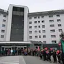 Il flash mob di febbraio all'ospedale di Gorizia