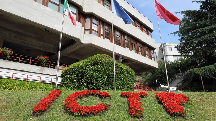 L'esterno della sede Ictp di Miramare