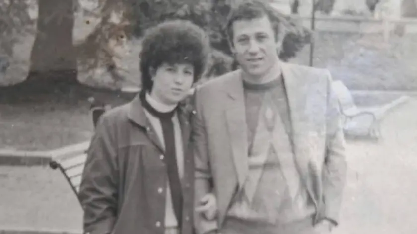 Fatos Kaceli in una immagine d'epoca