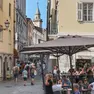 Uno scorcio della vivace zona di Cavana e della sua piazzetta (Lasorte)