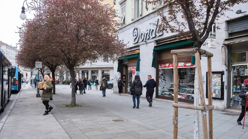 Il punto dove si era verificata la rapina lo scorso 2 gennaio (Silvano)