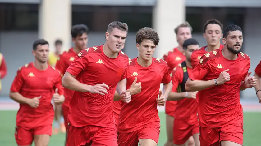 La Triestina continua il lavoro allo stadio Grezar (Lasorte)