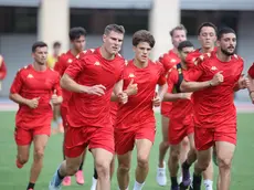 La Triestina continua il lavoro allo stadio Grezar (Lasorte)