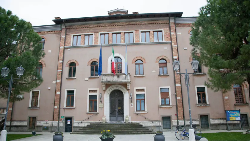 Il Palazzo municipale di Grado che sarà interessato dai lavori Foto di Katia Bonaventura