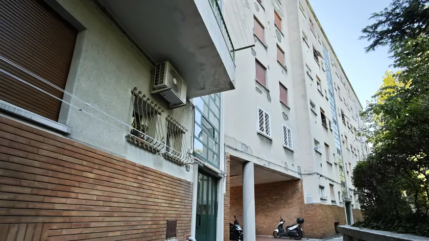 Il civico 72 di via D'Alviano, foto Lasorte
