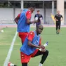 Omar Correia continua ad allenarsi allo stadio Grezar (Foto Lasorte)