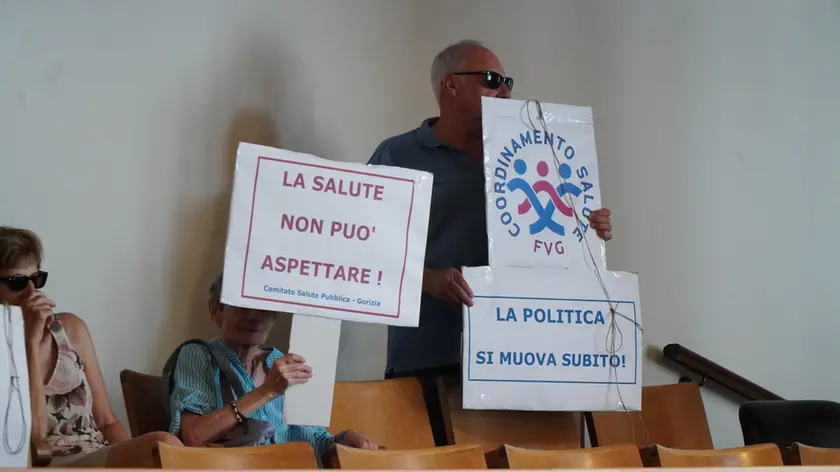 Una delle tante iniziative promosse dal Comitato salute (foto archivio Bumbaca)