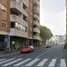Il tratto iniziale di viale Verdi a Monfalcone
