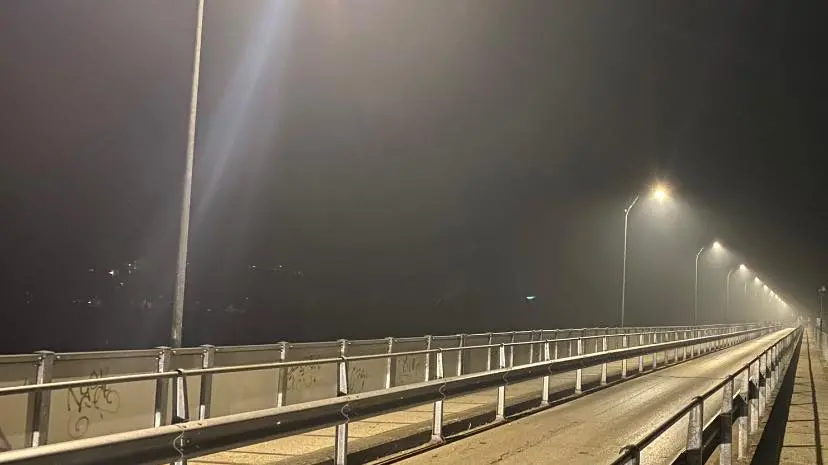 La passerella come appare oggi