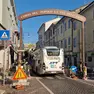 L'arco apparso in Corso del popolo (Bonaventura)