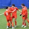 Un momento di gioia nell’ultima stagione degli U 17 della Triestina: la squadra è stata azzerata