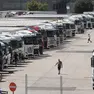 Una distesa di Tir: il piazzale con i camionisti. Fotoservizio Lasorte
