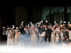 Una scena dello spettacolo “Da Nizza a Gorizia” (foto Kulturni center Bratuž)