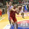 Il capitano della Pallacanestro Trieste Lodovico Deangeli in azione (Bruni)