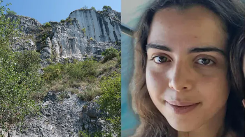 A sinistra Monte Grisa (foto Silvano), a destra Giulia Bonin