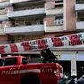 Via Revoltella, al lavoro i vigili del fuoco per spegnere l'incendio (foto Silvano)
