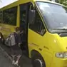 Uno scuolabus a Gorizia