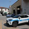 Polizia davanti alla stazione dei bus a Muggia