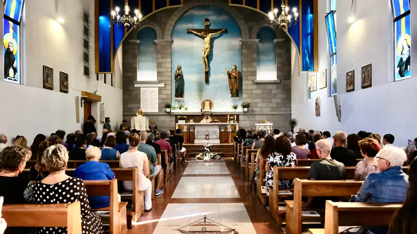 I funerali di Giulia Bonin (foto Silvano)