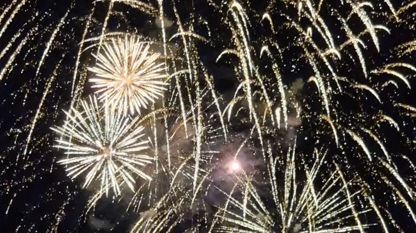 Lo spettacolo pirotecnico di Ferragosto a Grado