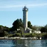 Il faro di Punta Salvore in una foto d’archivio