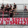 I tifosi della Triestina ad Arzignano (Foto Quarantotto / Lasorte)