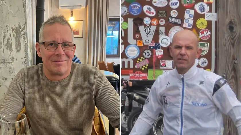 Bruno Zelik e Marco Bregant, le due vittime del doppio incidente avvenuto in Slovenia a poche ore di distanza