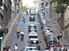 Via Rossetti in una foto d'archivio