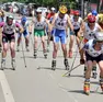 Una gara di Skiroll