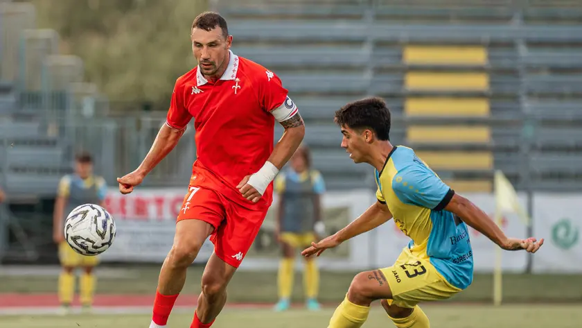 Artur Ionita in azione nella partita contro l’Arzignano (Foto Quarantotto/Lasorte)