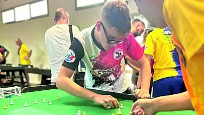 David durante una fase di gioco delle finali nazionali