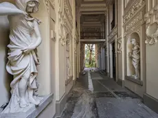 Le statue nella galleria della Casa dei Mascheroni (fotoservizio Andrea Lasorte)