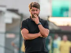 Geppino Marino, allenatore della Triestina (Foto Andrea Lasorte)