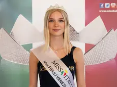 Michela Bertossi, 22 anni di Cervignano, ha conquistato il titolo di Miss Friuli Venezia Giulia