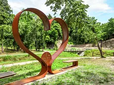 Uno scorcio del grande parco della valletta del corno