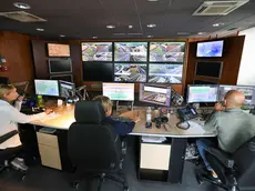 La centrale operativa di Autostrade Alto Adriatico. Foto Petrussi e Bonaventura
