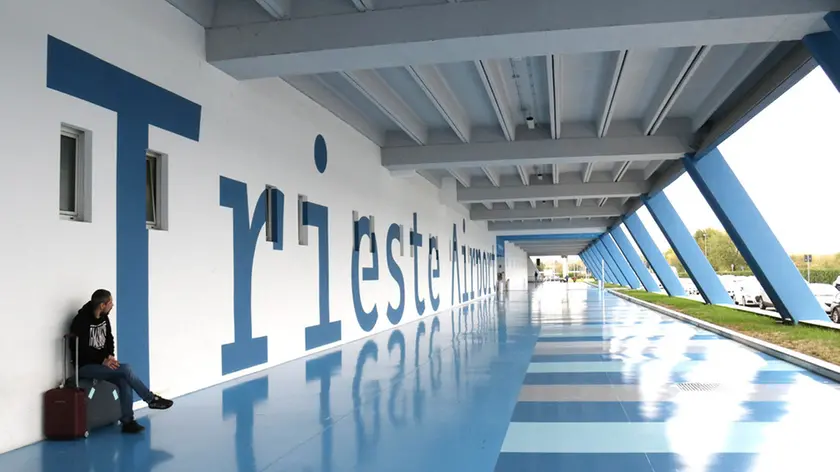 Una veduta dell’ingresso del Trieste Airport (Bonaventura)
